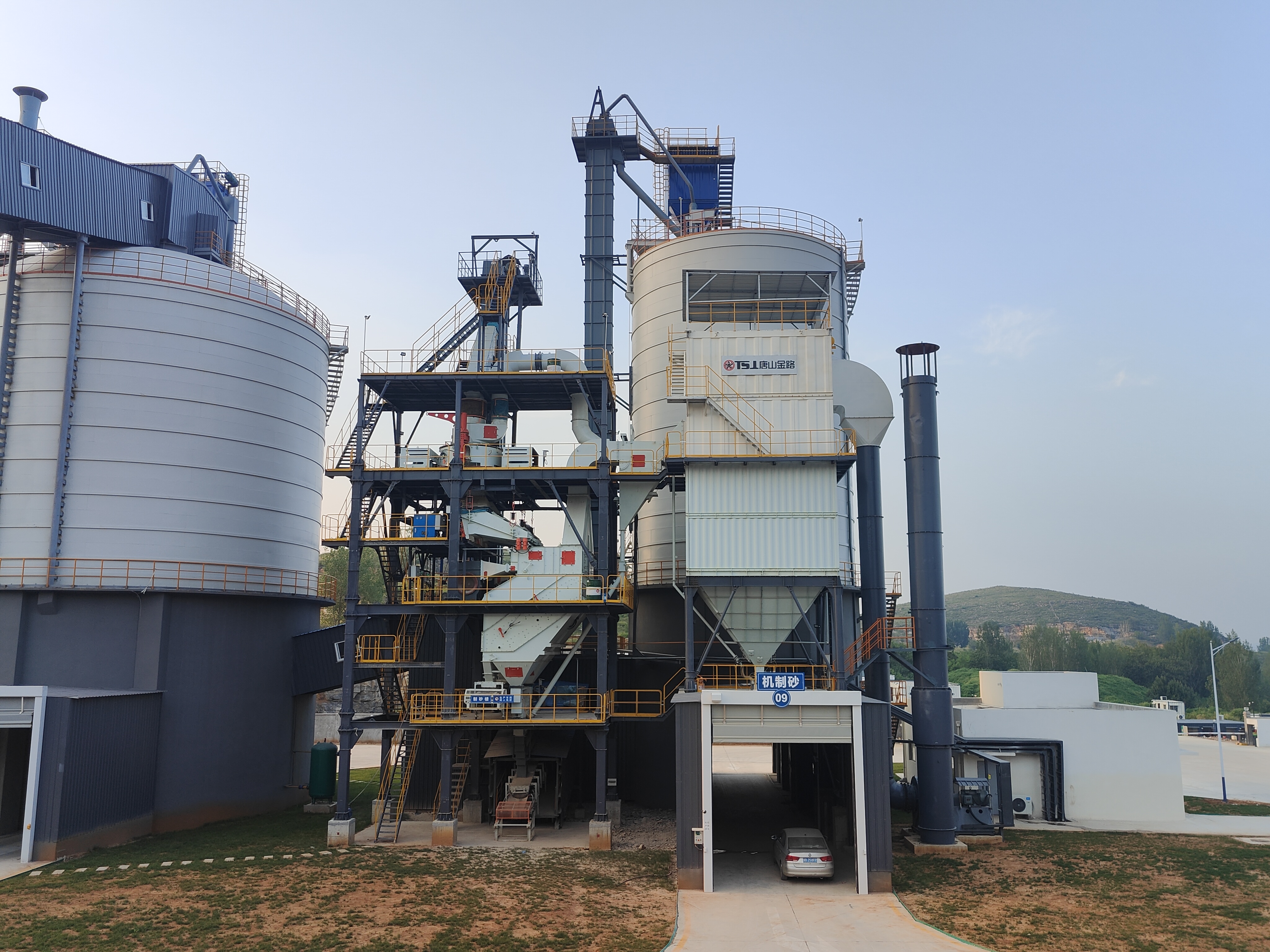 干法制砂樓：塔樓式布局，空間利用的優(yōu)化大師